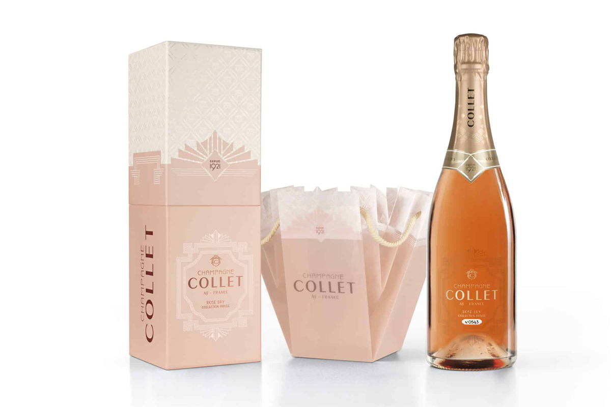 Champagne Collet, le Rosé Dry, Collection Privée